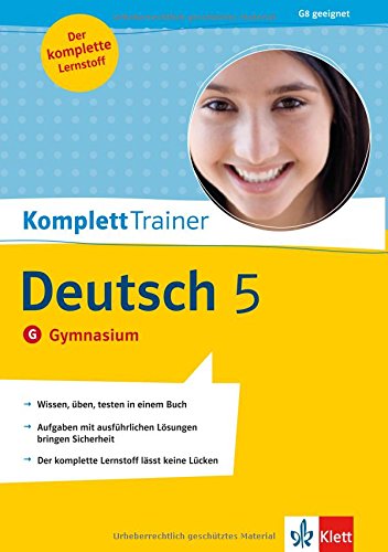 KomplettTrainer Deutsch 5. Klasse. Gymnasium Study Guides