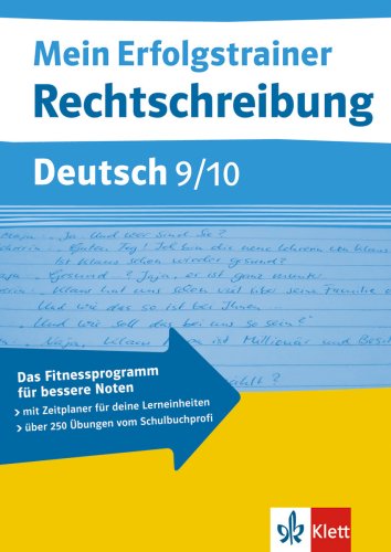 Rechtschreibung Deutsch. 9./10. Klasse Study Guides Books