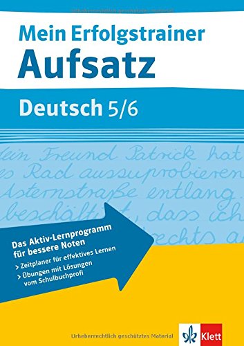 Mein Erfolgstrainer Aufsatz Deutsch 5./6. Klasse Study Guides