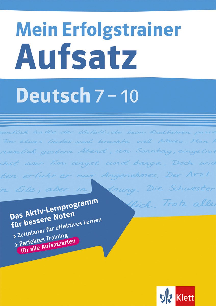 Mein Erfolgstrainer Aufsatz Deutsch 7.-10. Klasse Study Guides