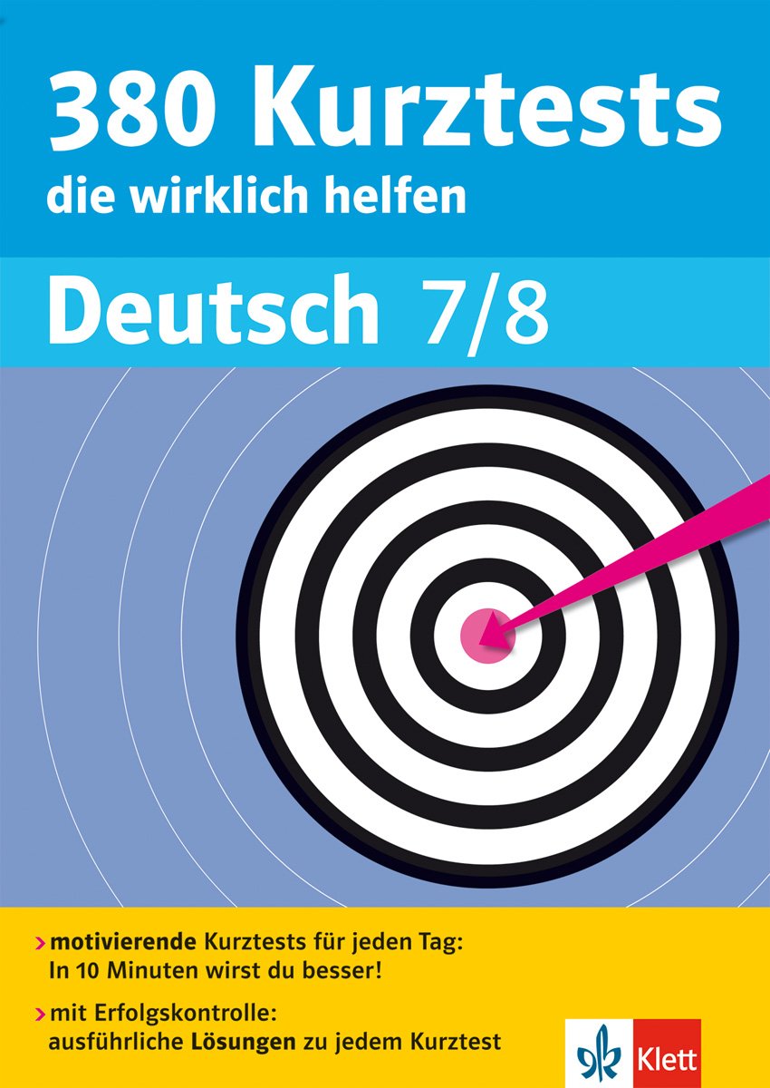 380 Kurztests die wirklich helfen Deutsch 7./8. Klasse Study Guides