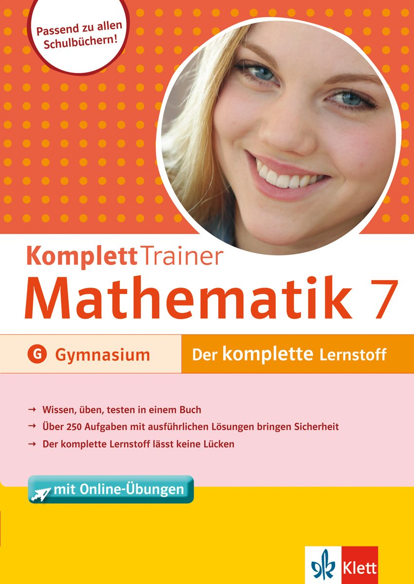 Klett Komplett Trainer Mathematik Gymnasium Klasse 7 Study Guides
