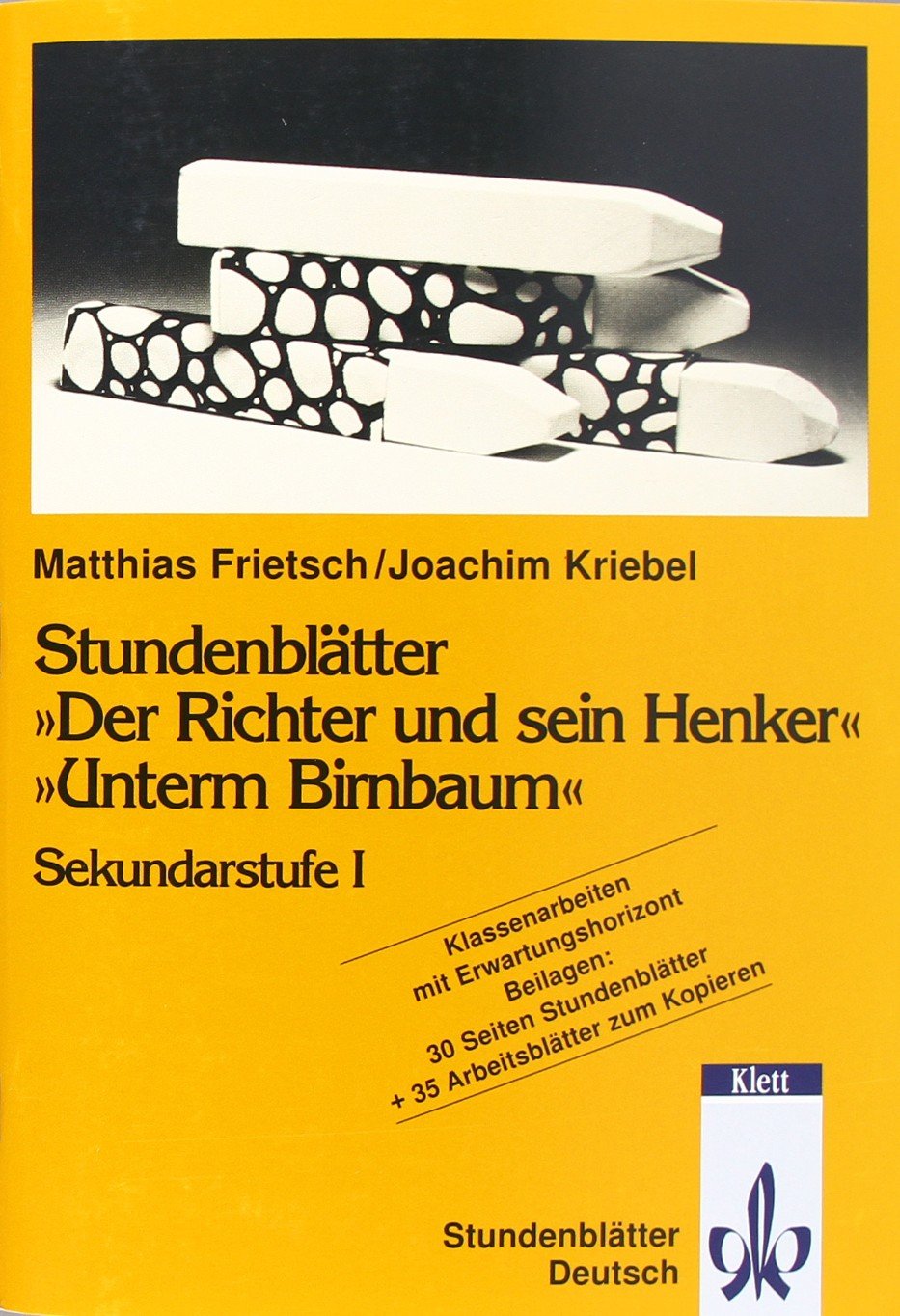 Stundenblätter 'Der Richter und sein Henker / Unterm Birnbaum' Study Guides Books
