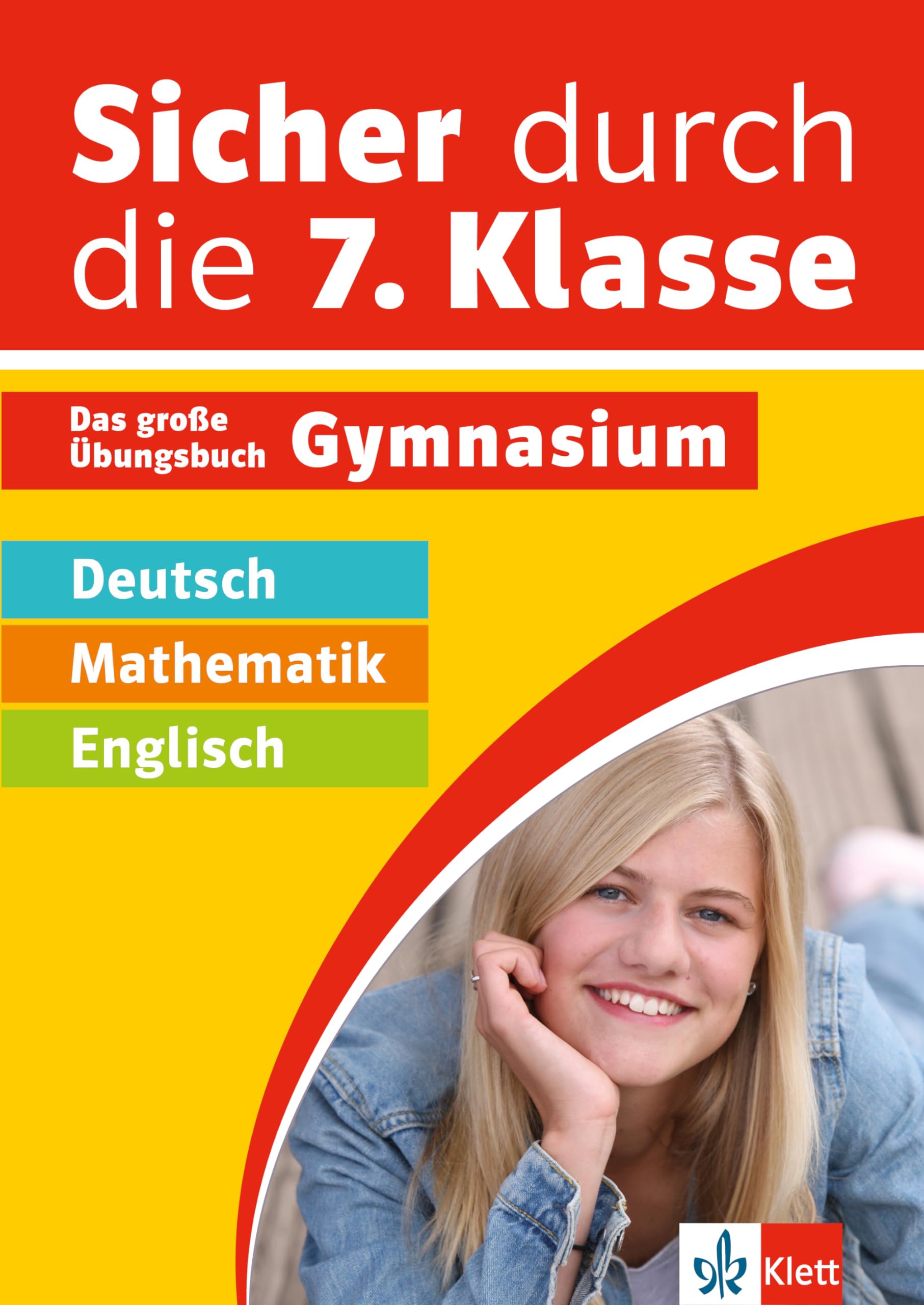 Klett Sicher durch die 7. Klasse - Deutsch, Mathe, Englisch: Das große Übungsbuch fürs Gymnasium Foreign Languages ​​& Dictionaries