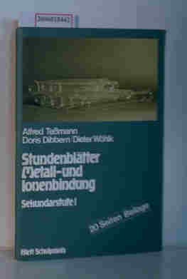 Stundenblätter Metall- und Ionenbildung. Sekundarstufe I Education & Training