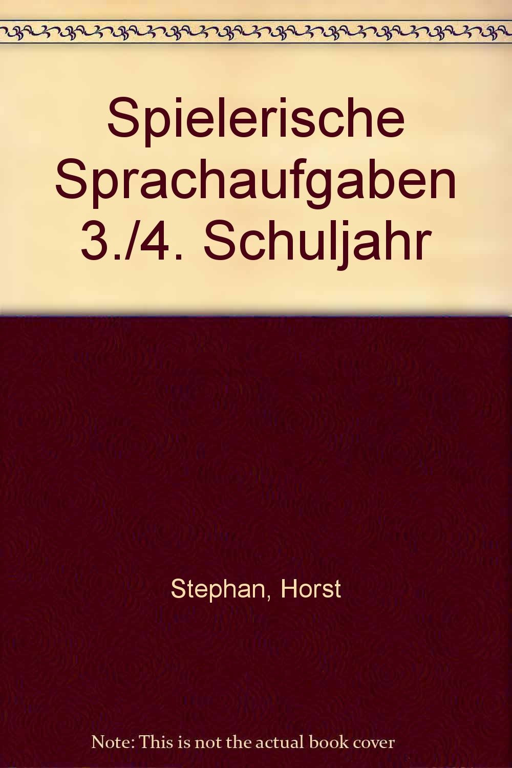 Spielerische Sprachaufgaben 3./4. Schuljahr book