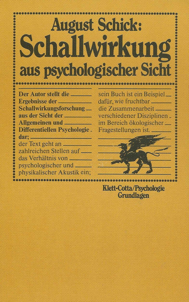 Schallwirkung aus psychologischer Sicht Medicine