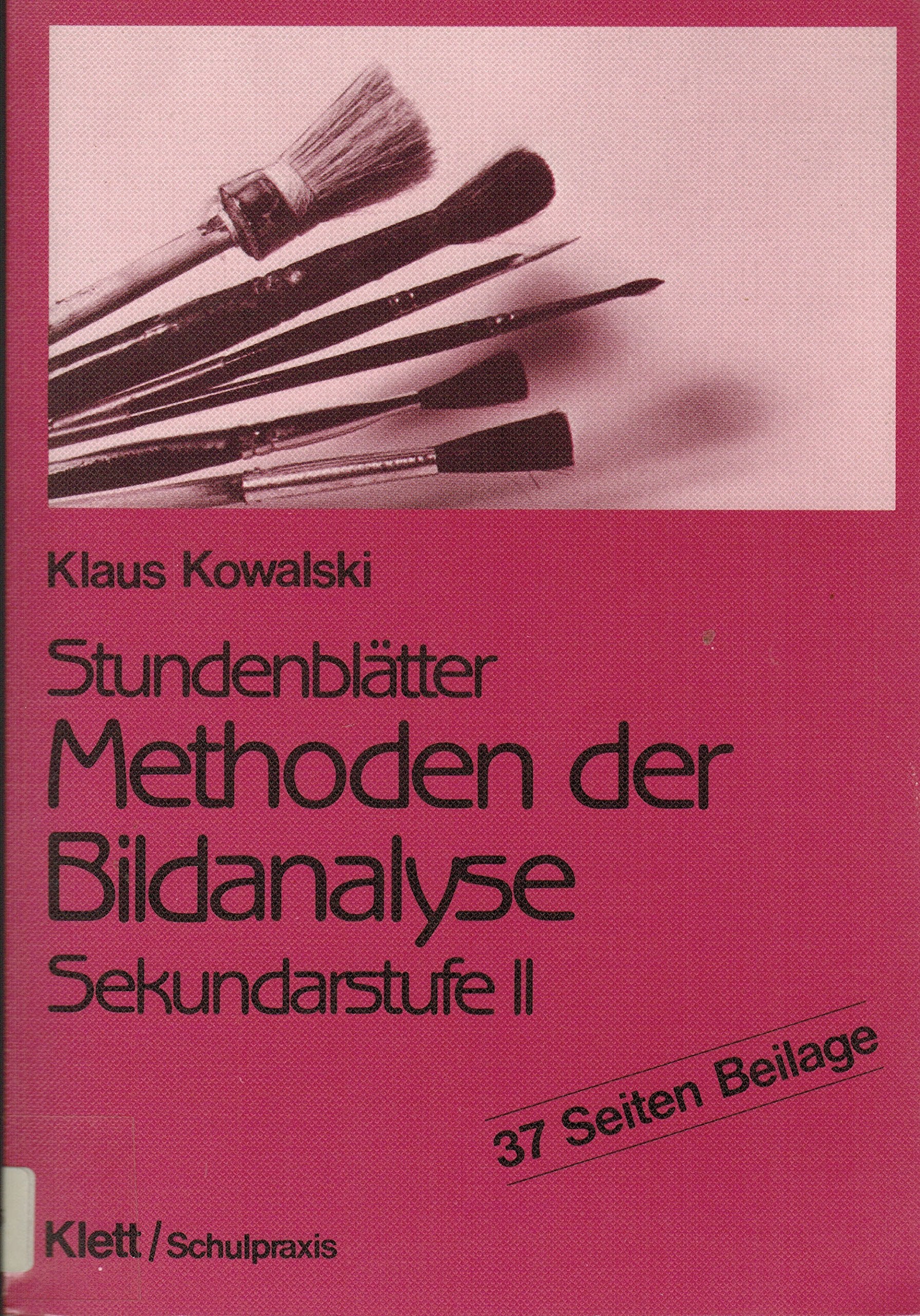 Product Image: Stundenblätter Methoden der Bildanalyse. Sekundarstufe II
