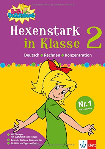 Hexenstark in Klasse 2: Deutsch - Rechnen - Konzentration (Üben mit Bibi Blocksberg) Study Guides