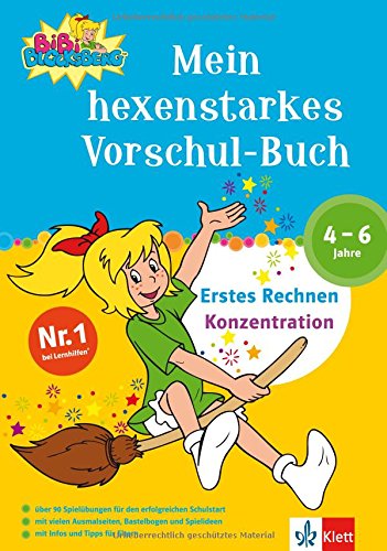 Bibi Blocksberg, Mein hexenstarkes Vorschul-Buch: Erstes Rechnen - Konzentration. 4-6 Jahre Study Guides