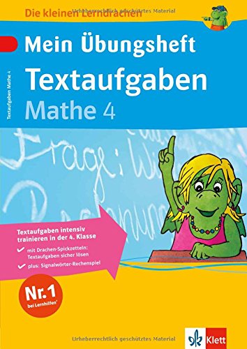 Mein Übungsheft Textaufgaben Mathe 4 (Die kleinen Lerndrachen) Education & Training