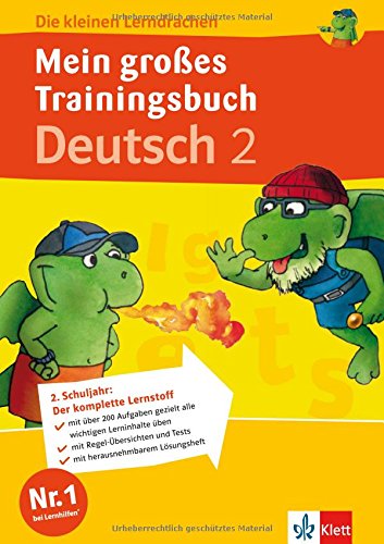 Mein großes Trainingsbuch Deutsch 2. Schuljahr: Trainingsbuch mit separatem Lösungsheft Study Guides