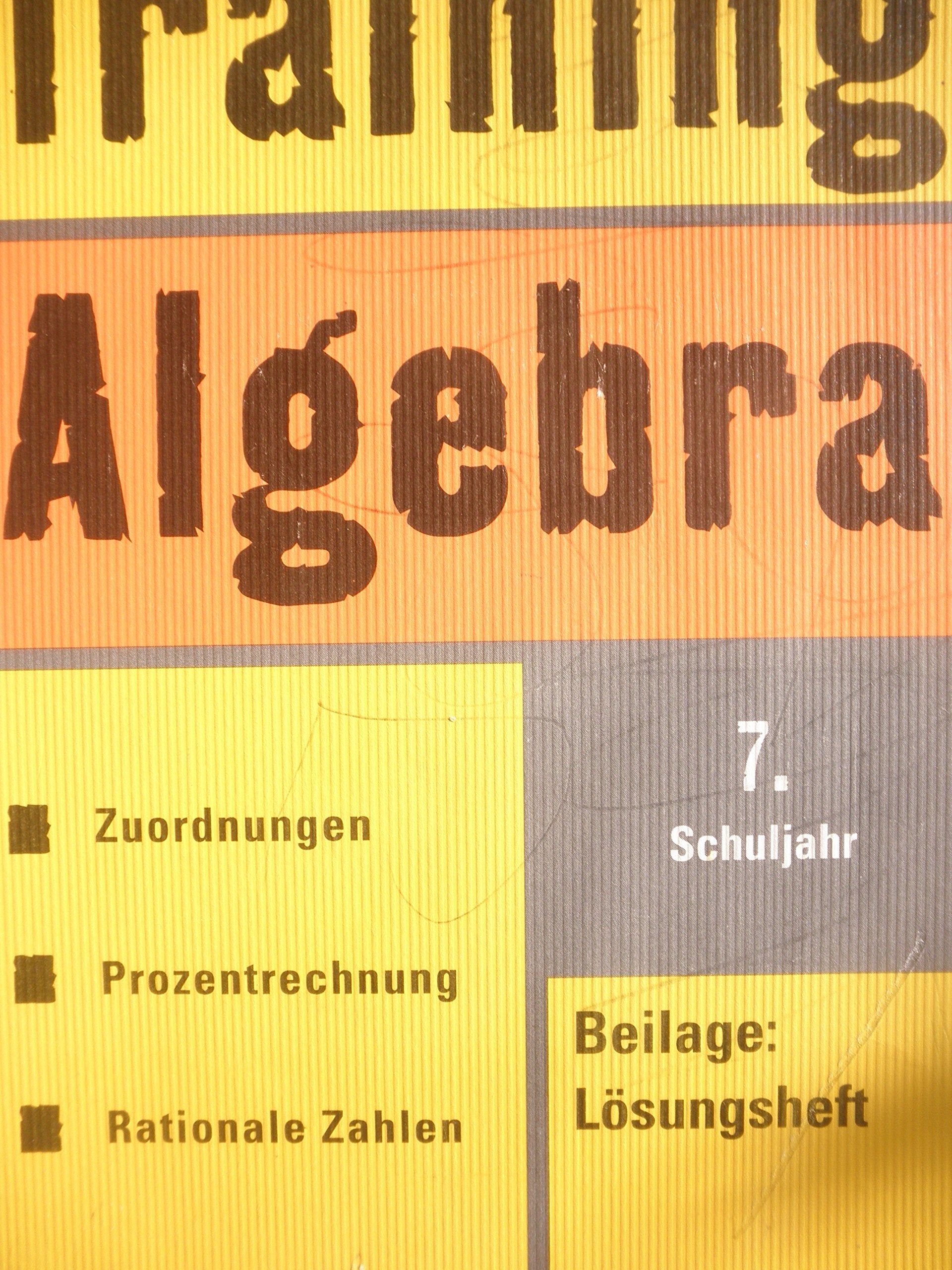 Training, Algebra, 7. Schuljahr Learning & Reference