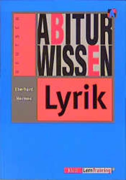 Product Image: Abiturwissen: Lyrik