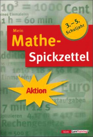Mein Mathe-Spickzettel: 3.-5. Schuljahr Books