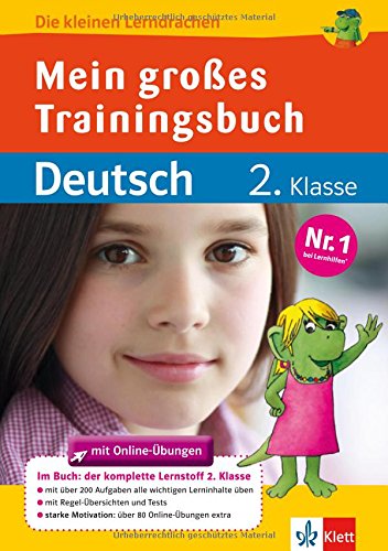 Klett Mein großes Trainingsbuch Deutsch: Die kleinen Lerndrachen Grundschule: Alles für die 2. Klasse Study Guides