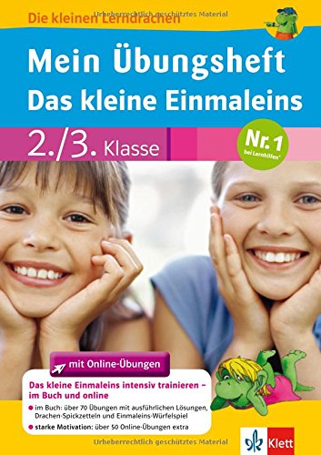 Klett Mein Übungsheft Das kleine Einmaleins 2./3.Klasse, Grundschule (Die kleinen Lerndrachen): Die kleinen Lerndrachen Grundschule Study Guides