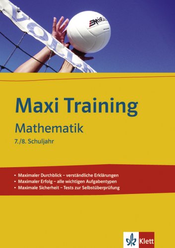 Product Image: Mathematik: 7./8. Schuljahr (MAXI Training)