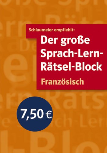 Der große Sprach-Lern-Rätsel-Block, Französisch Books
