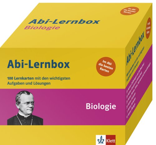 Abi-Box Biologie: Die 100 wichtigsten Aufgaben und Lösungen auf Lernkarten Learning & Reference