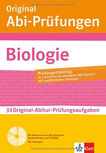 Biologie: mit weiteren regionalisierten Original-Prüfungen auf CD-ROM: mit weiteren regionalisierten Original-Prüfungen fürs Abitur auf CD-ROM: 35 Original-Abitur-Prüfungsaufgaben Study Guides