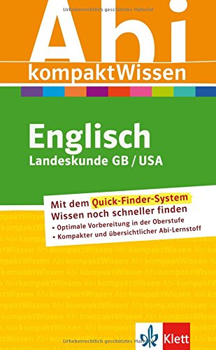 Abitur kompakt Wissen Englisch. Landeskunde GB/USA Study Guides