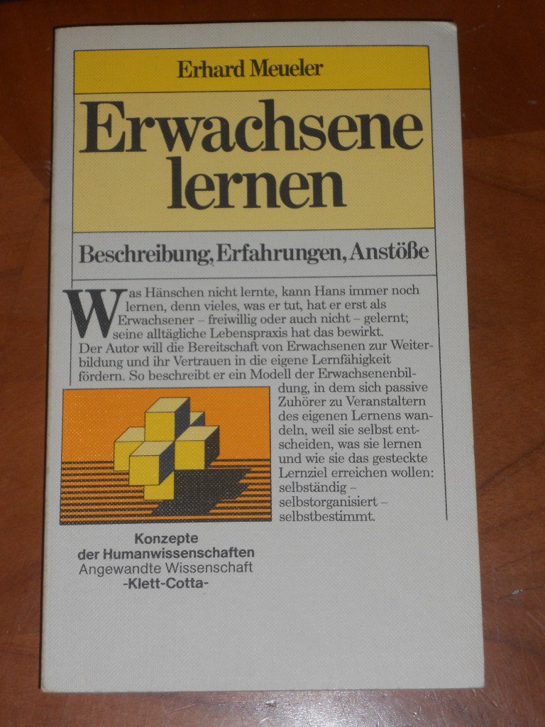 Erwachsene lernen : Beschreibung, Erfahrungen, Anstöße Books