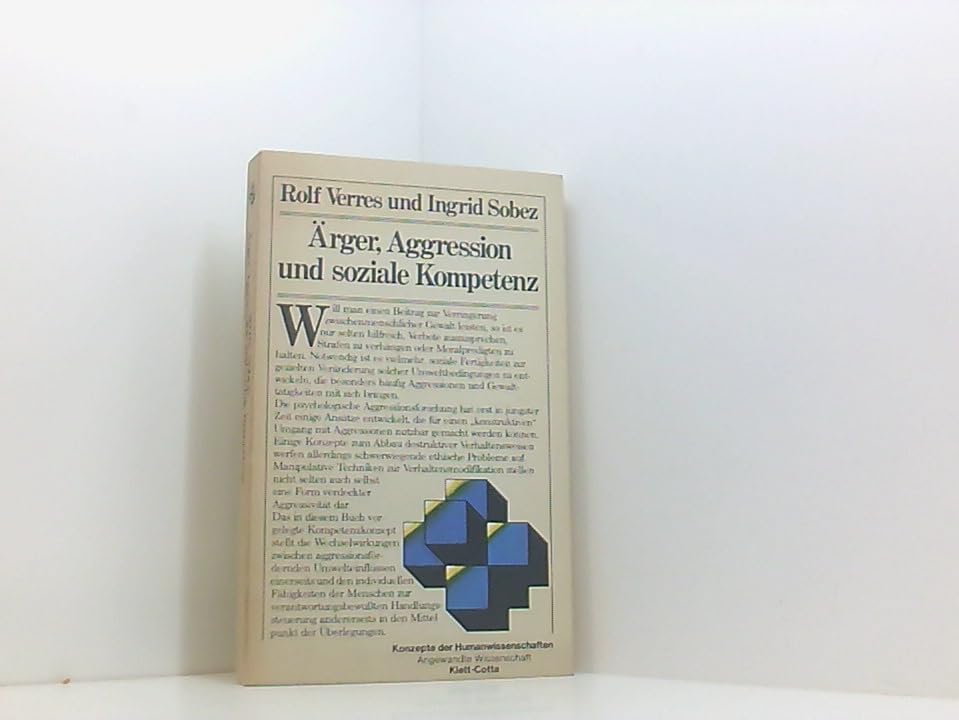 Ärger, Aggression und soziale Kompetenz Psychology