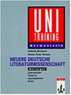Uni-Training, Neuere Deutsche Literaturwissenschaft, Gattungen - Literarische Texte in typologischer Sicht Books