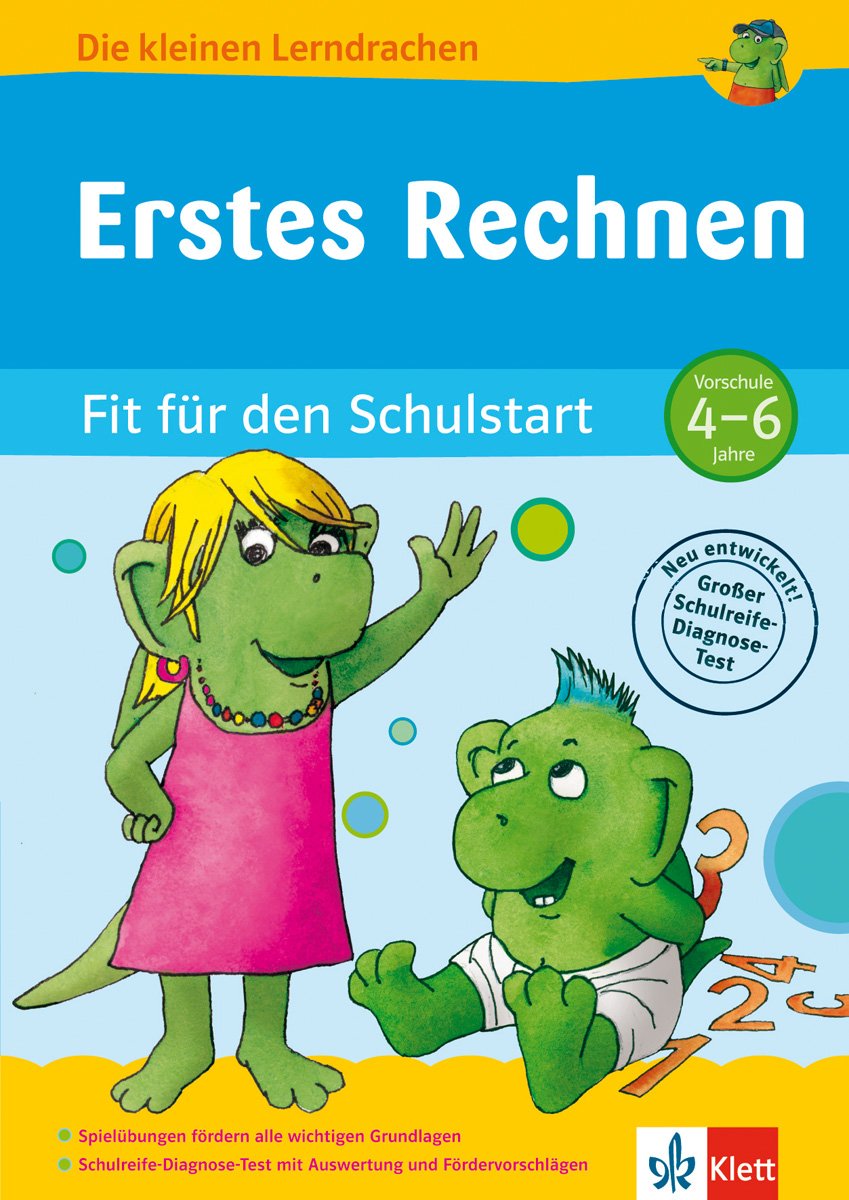 Klett Konzentration: Fit für den Schulstart, Vorschule, 1. Klasse (Die kleinen Lerndrachen): Fit für den Schulstart. Vorschule 4 - 6 Jahre Study Guides