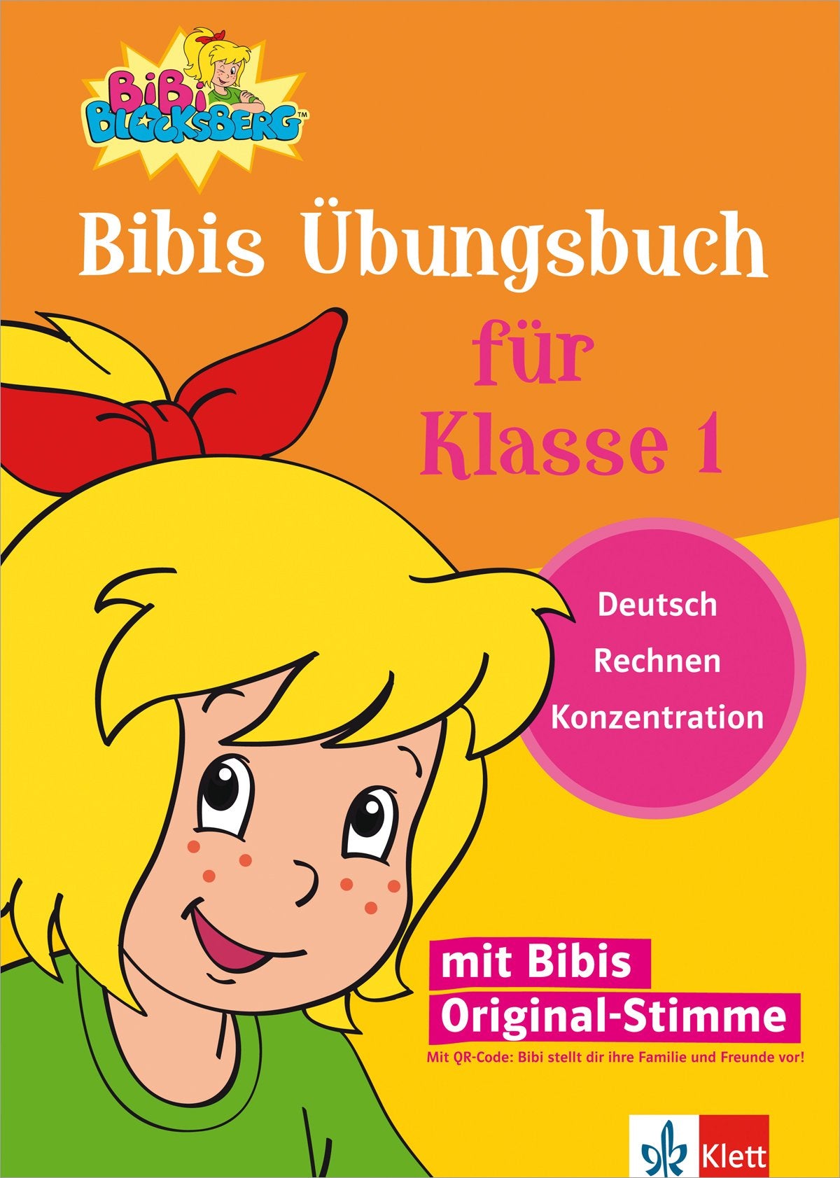 Bibi Blocksberg: Bibis Übungsbuch für Klasse 1: Deutsch, Rechnen, Konzentration (mit Bibis Originalstimme über QR-Code) (Üben mit Bibi Blocksberg) Study Guides