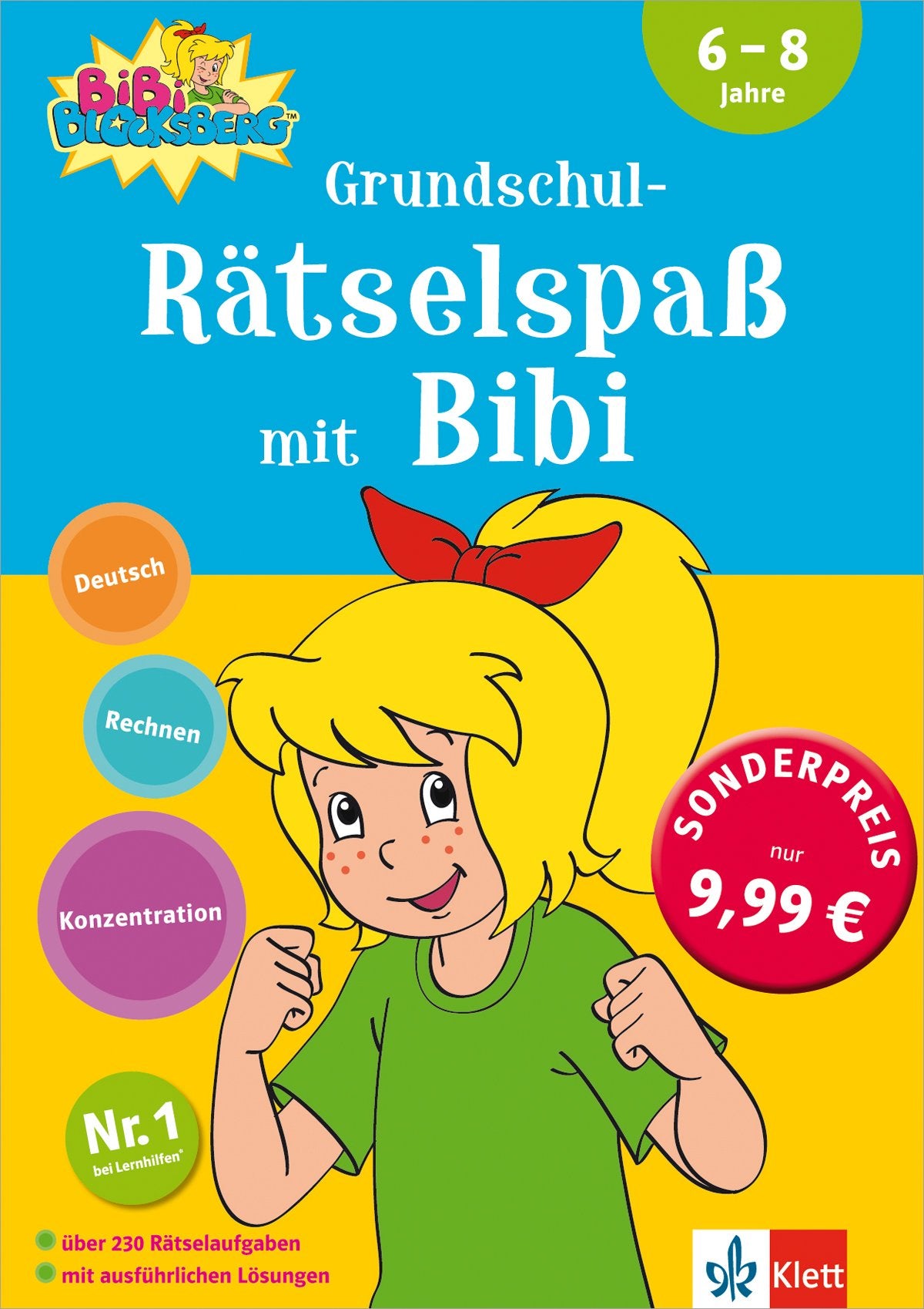 Bibi Blocksberg Grundschul-Rätselspaß mit Bibi: Deutsch, Rechnen, Konzentration: Deutsch, Rechnen, Konzentration 6 – 8 Jahre (Üben mit Bibi Blocksberg) Study Guides