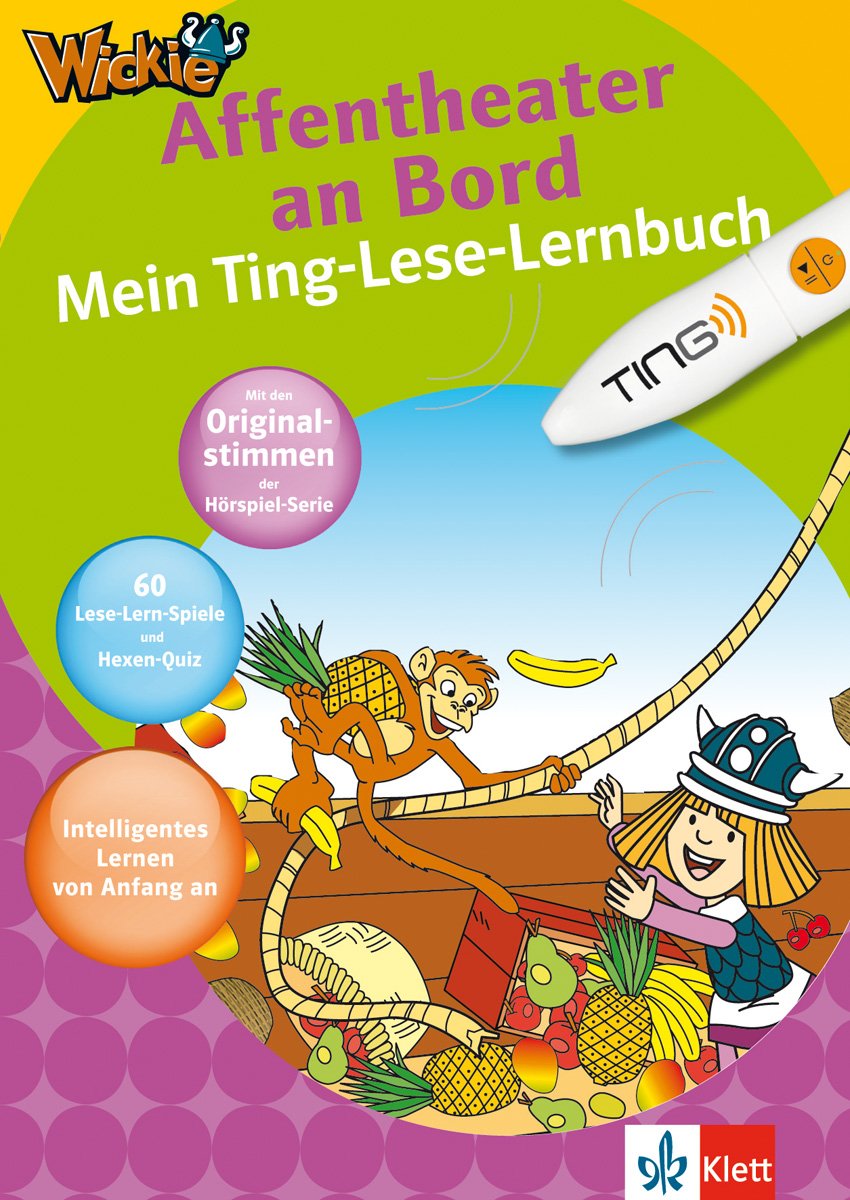 Wickie und die starken Männer - Affentheater an Bord: Mein Ting-Lese-Lernbuch: Mein Ting-Lese-Lernbuch 1. Klasse (Lesen lernen mit Wickie und die starken Männer) Novels & Short Stories
