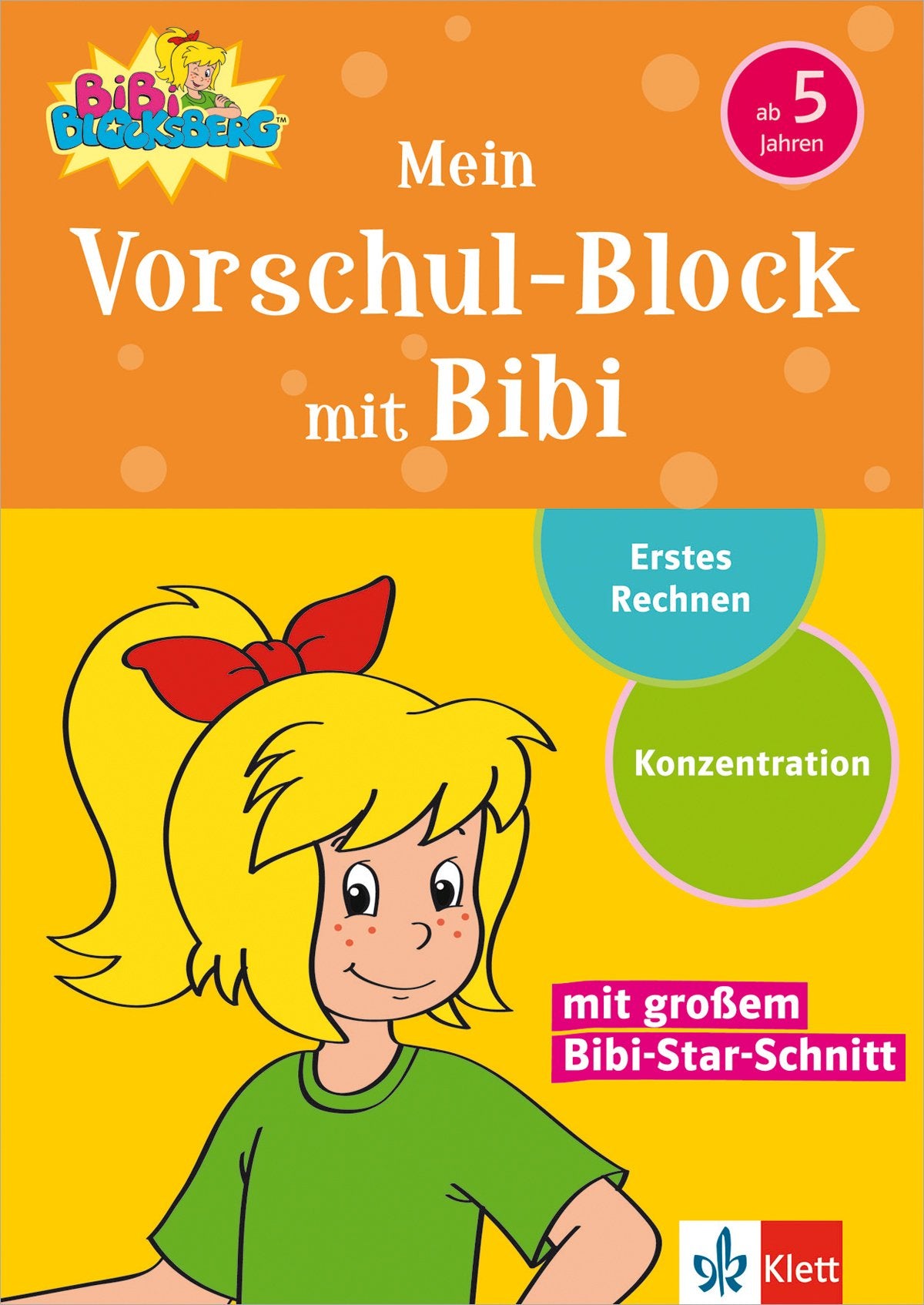 Bibi Blocksberg - Mein Vorschul-Block mit Bibi: Erstes Rechnen, Konzentration: Erstes Rechnen, Konzentration ab 5 Jahren mit großem Bibi-Star-Schnitt (Üben mit Bibi Blocksberg) Study Guides