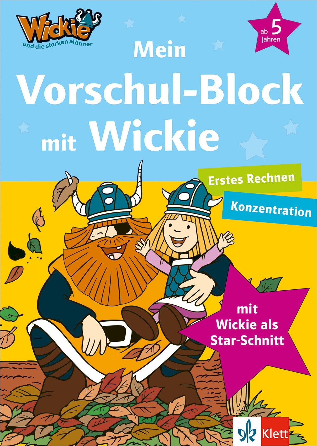 Wickie und die starken Männer - Mein Vorschul-Block mit Wickie: Erstes Rechnen - Konzentration: Erstes Rechnen, Konzentration ab 5 Jahren (Lesen lernen mit Wickie und die starken Männer) Study Guides