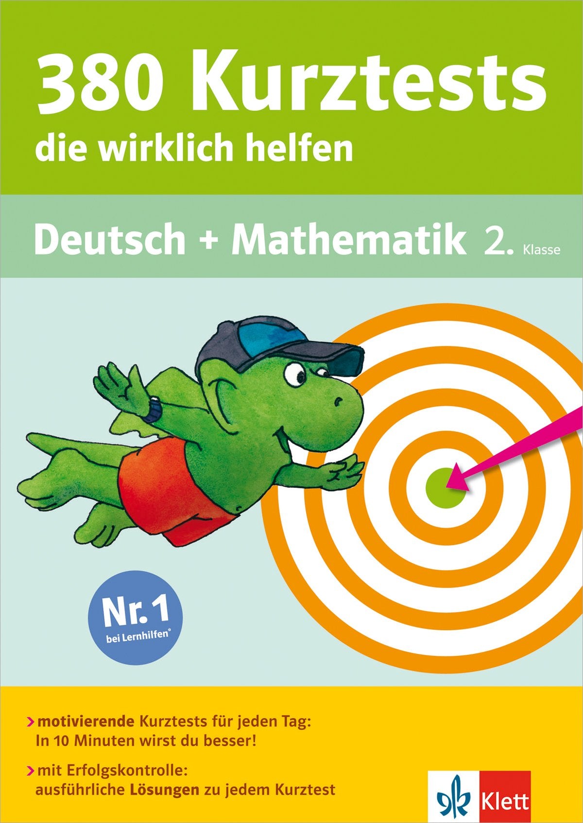 380 Kurztests, die wirklich helfen. Deutsch und Mathematik 2. Klasse Study Guides