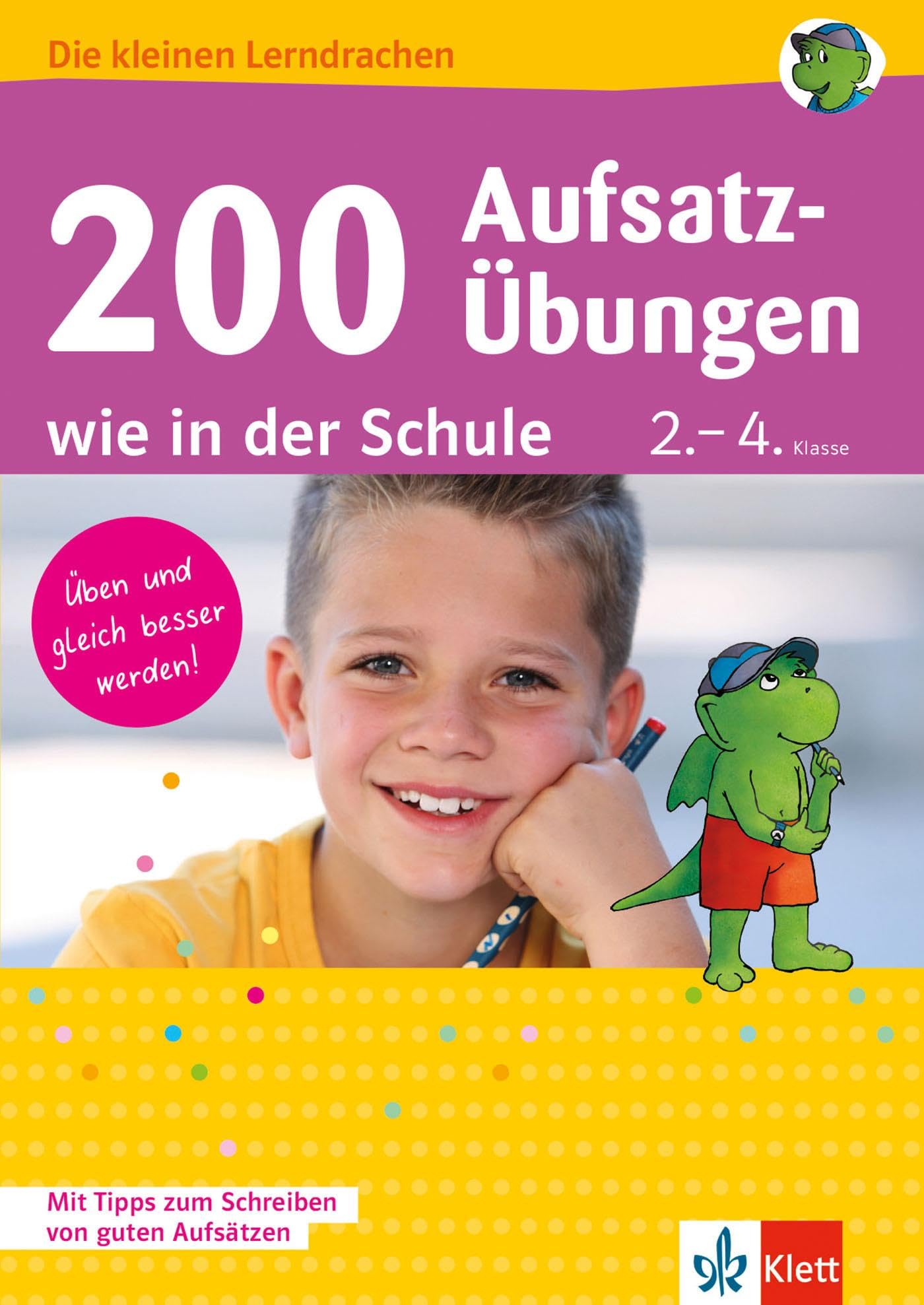 200 Aufsatz-Übungen wie in der Schule 2.-4. Klasse Study Guides