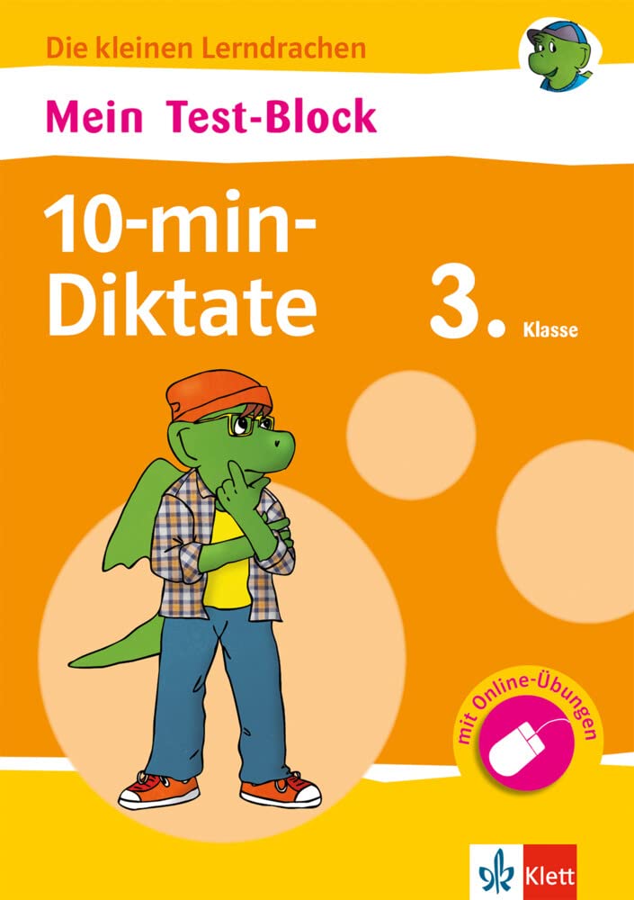 Mein Test-Block 10-min-Diktate. 3. Klasse mit Online-Übungen Study Guides