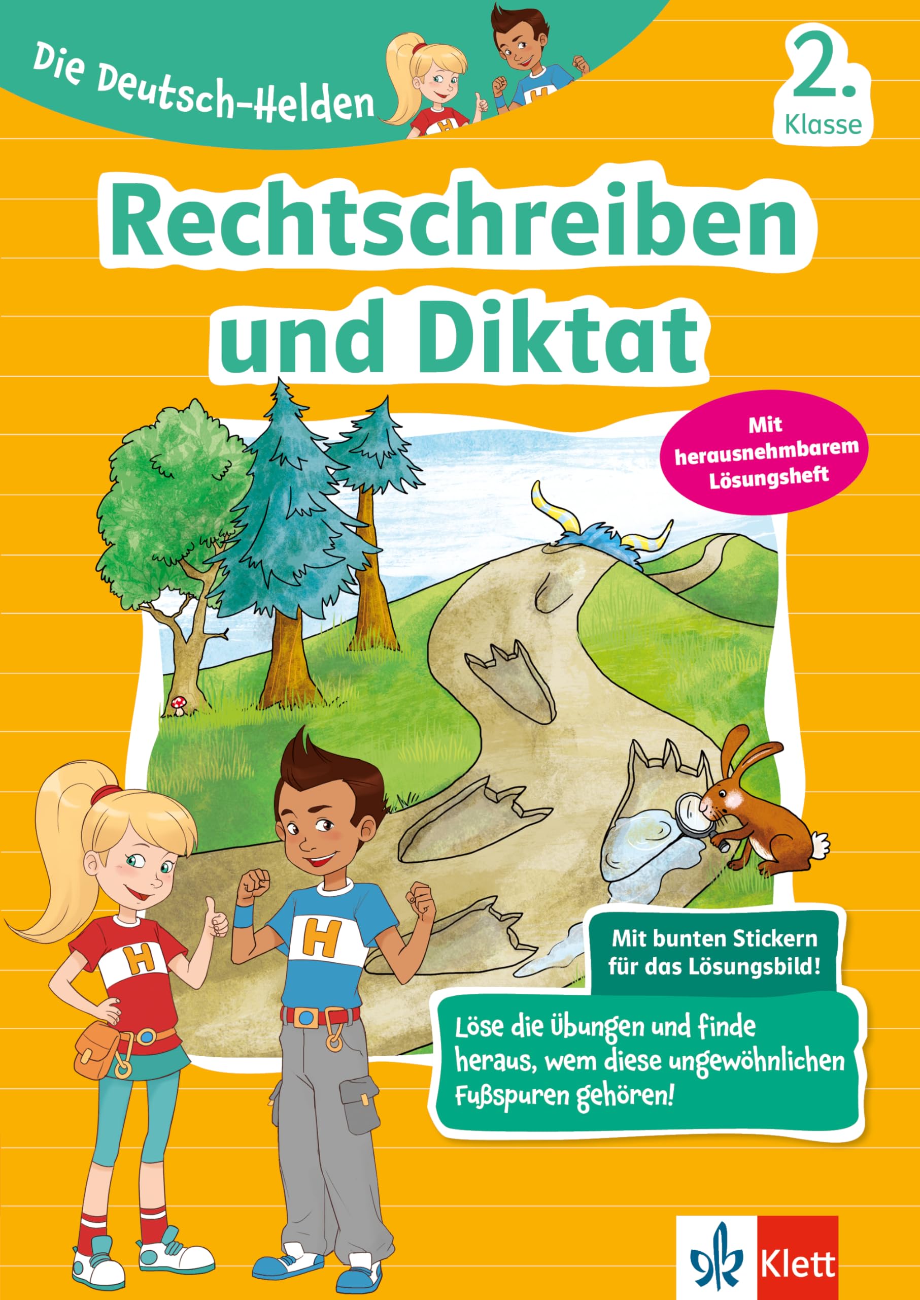 Die Deutsch-Helden Rechtschreiben und Diktat 2. Klasse Study Guides