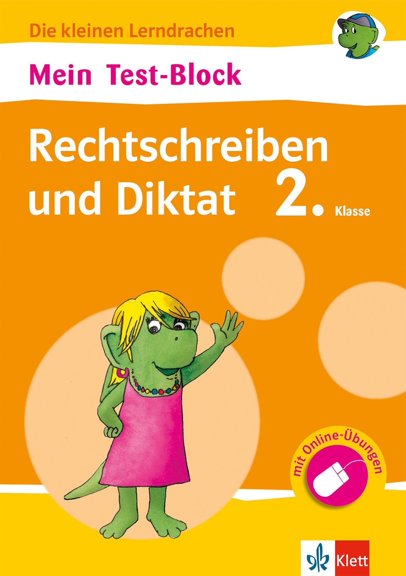 Klett Mein Test-Block: Diktate sicher schreiben: Deutsch in der Grundschule, 2. Klassse (Die kleinen Lerndrachen) Study Guides