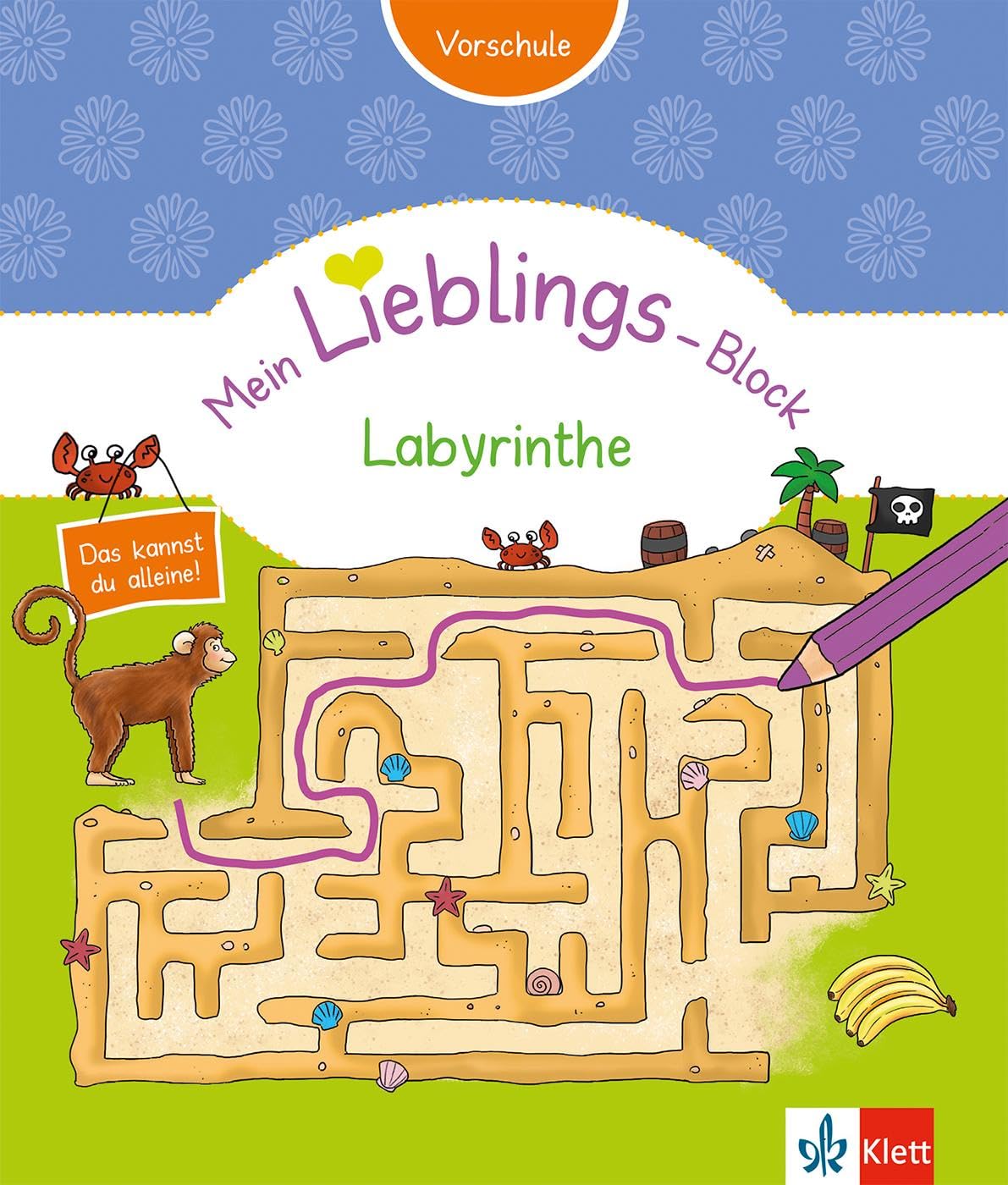 Klett Mein Lieblings-Block Labyrinthe Non-fiction books for kids