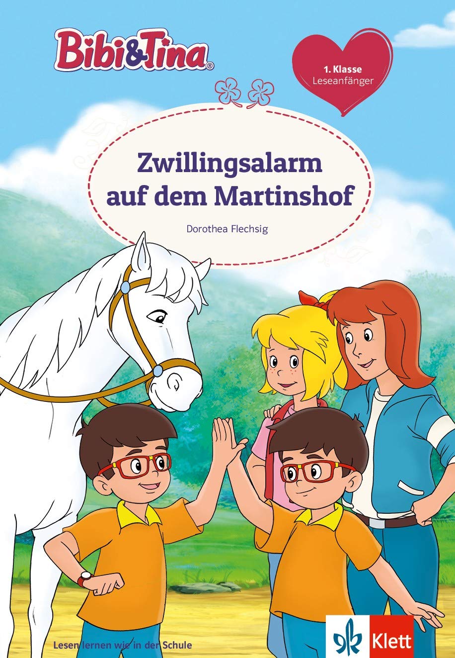 Bibi & Tina: Zwillingsalarm auf dem Martinshof, 1. Klasse, ab 6 Jahren (Lesen lernen mit Bibi und Tina) Non-fiction