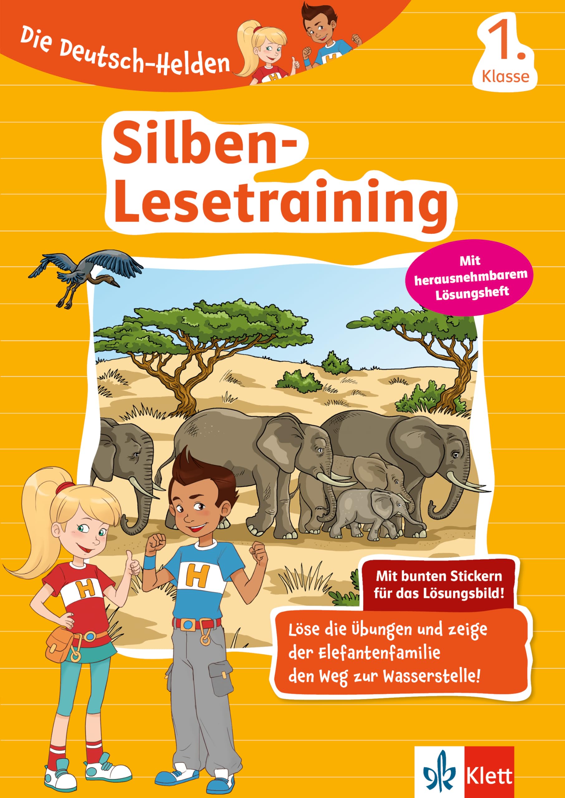 Product Image: Die Deutsch-Helden: Silben-Lesetraining 1. Klasse