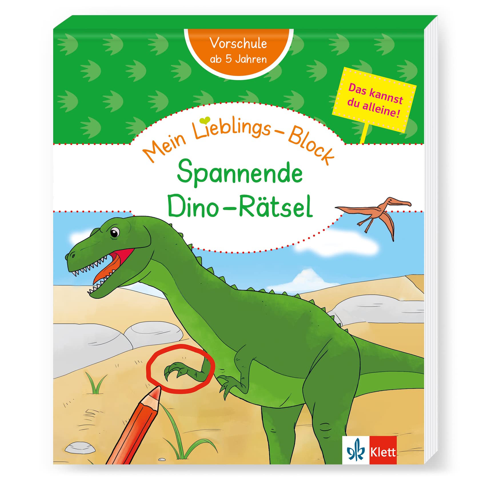 Klett Mein Lieblings-Block Spannende Dino-Rätsel Non-fiction