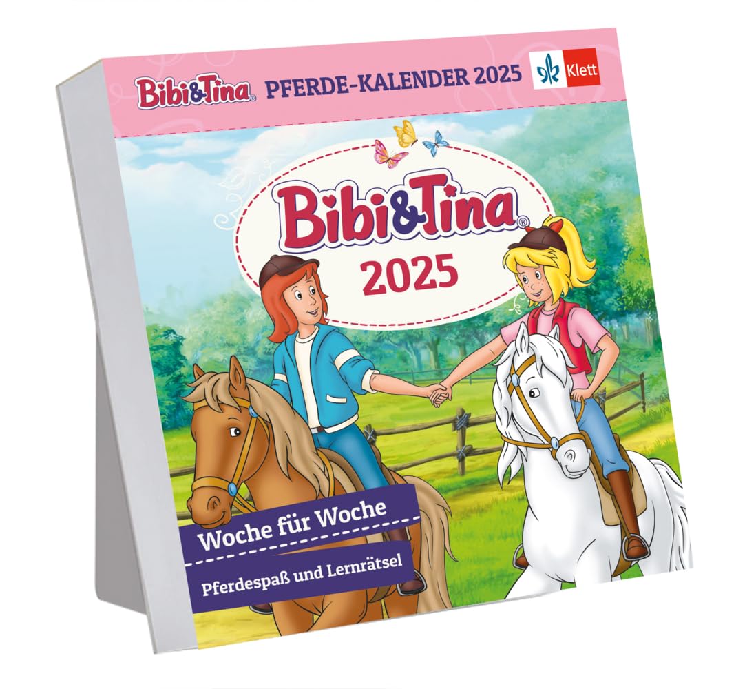 Bibi & Tina: Pferde-Kalender 2025: Woche für Woche Pferdespaß und Lernrätsel, 1./2. Klasse book