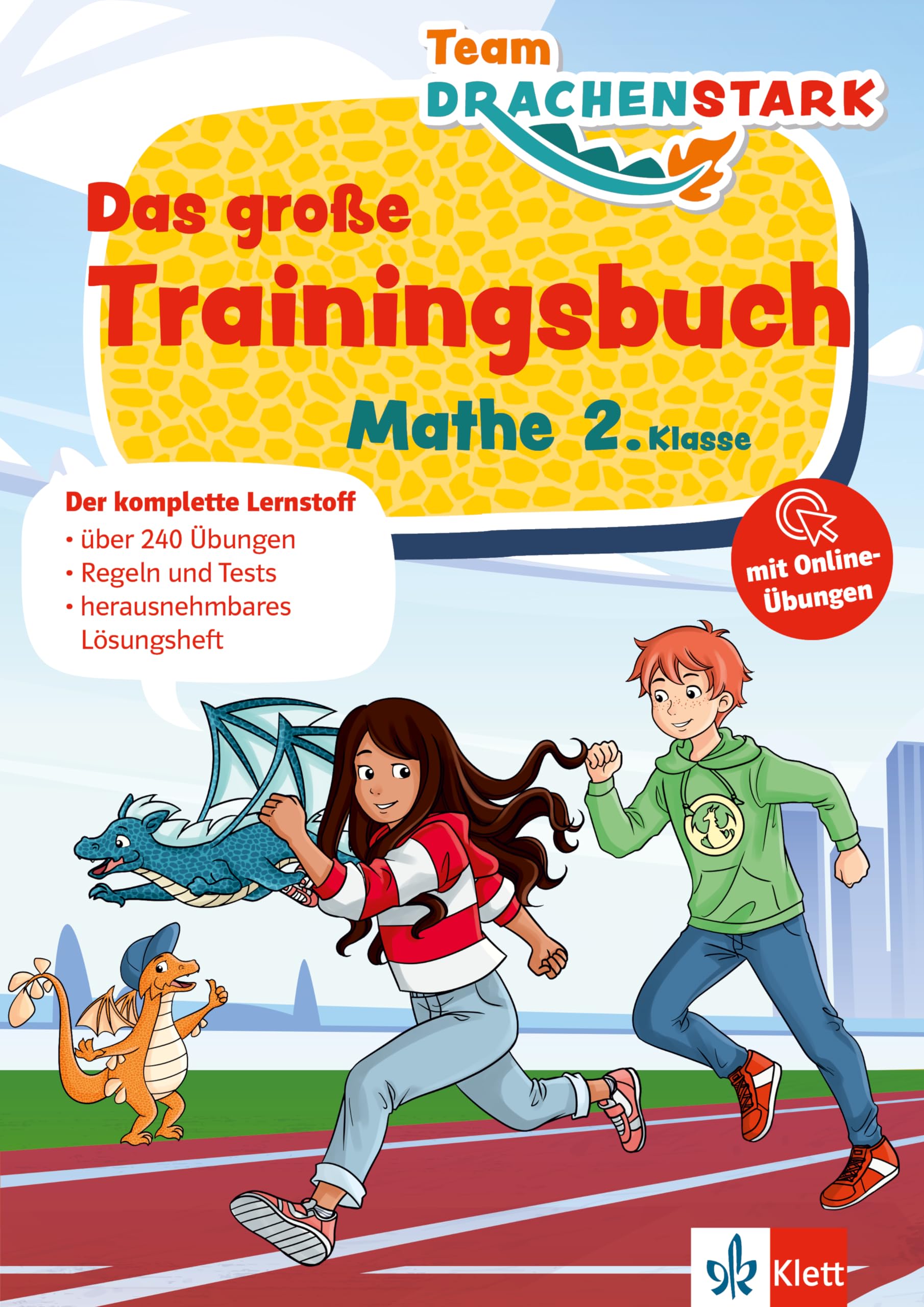 Product Image: Klett Team Drachenstark: Das große Trainingsbuch Mathe 2. Klasse