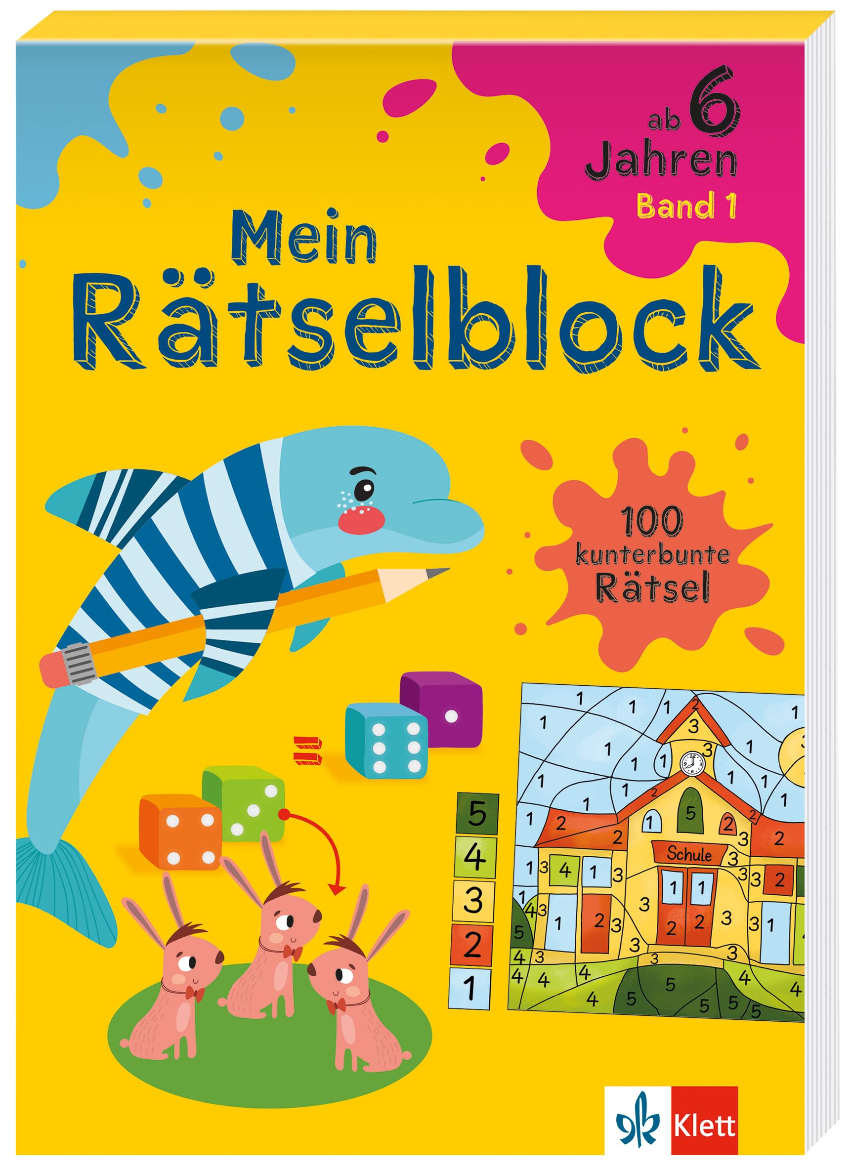 Klett Mein Rätselblock ab 6 Jahren Band 1 Leisure & Fun