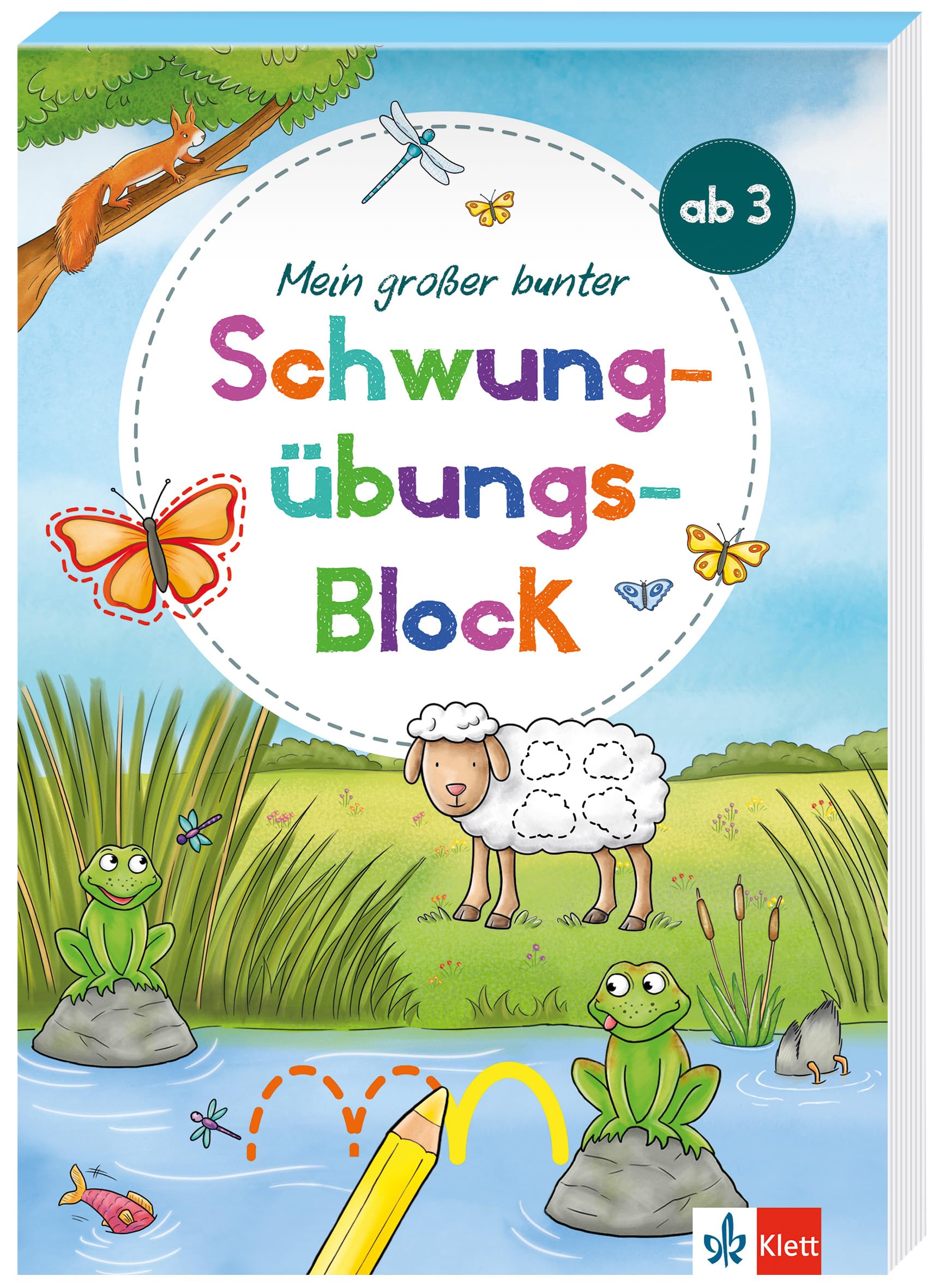 Mein großer bunter Schwungübungs-Block ab 3 Jahren Study Guides