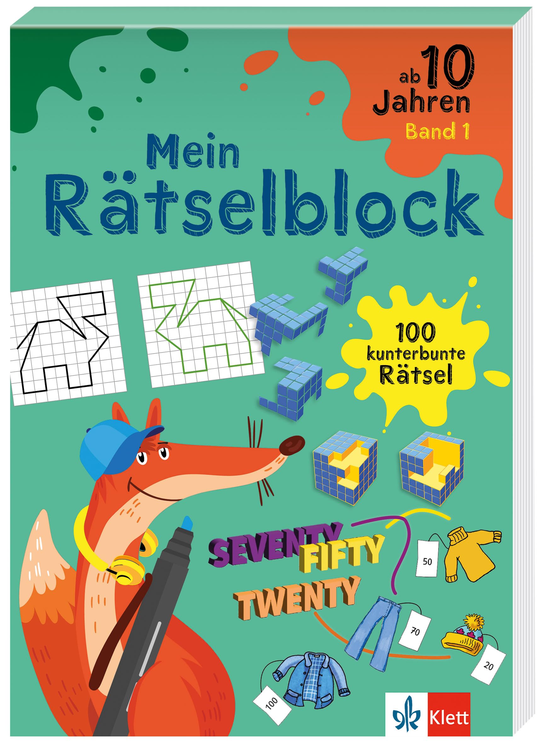 Klett Mein Rätselblock ab 10 Jahren Band 1 Leisure & Fun