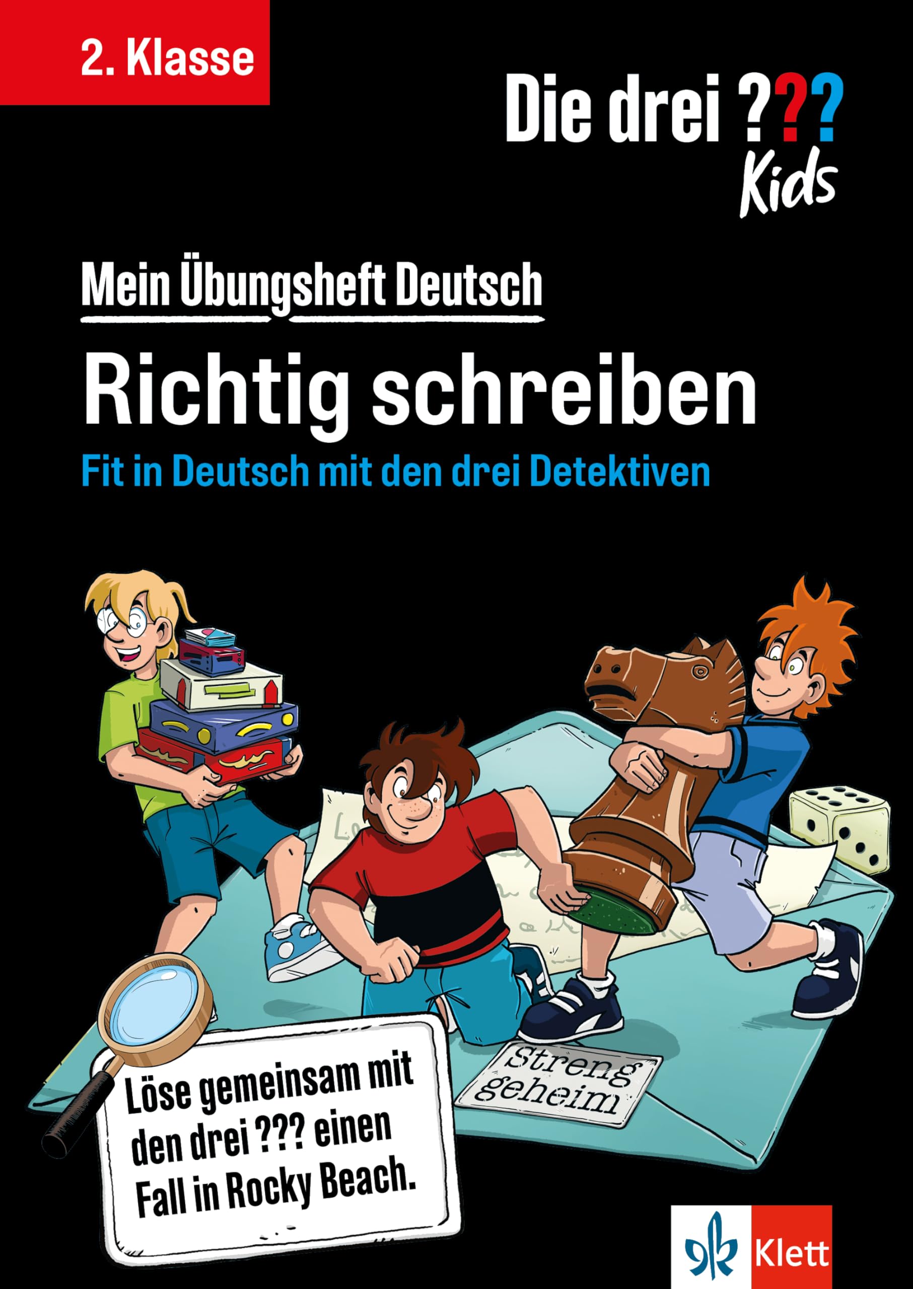 Die drei ??? Kids: Mein Übungsheft Deutsch 2. Klasse - Richtig schreiben Study Guides